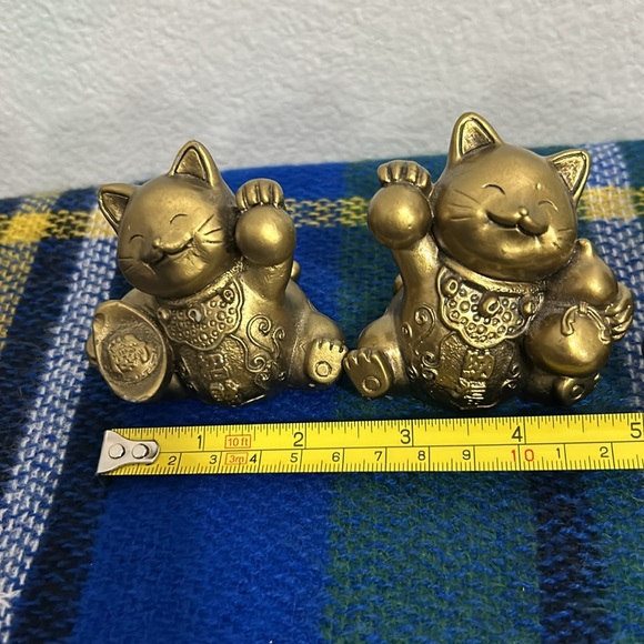 🖤NEW💕Feng Shui Lucky cat figurine set - Picture 13 of 15
